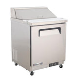 American Chef 29" One Door Sandwich Prep Refrigerator SR1-29S - VRS Restaurant Equipment & Supply Store