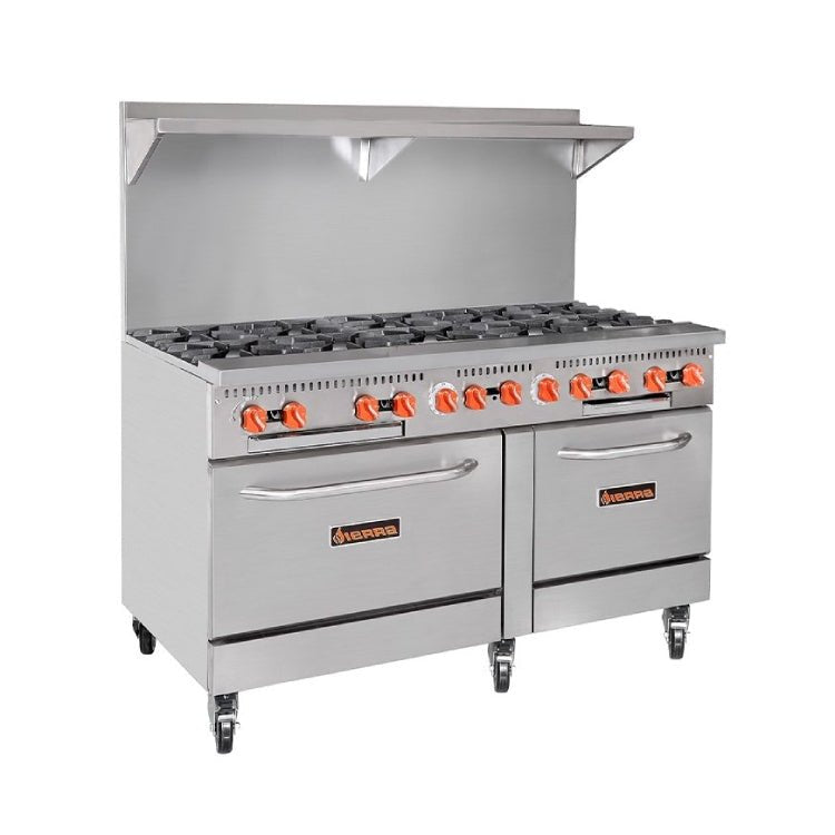 Sierra 10 Burner Gas Range - SR-10-60 - VRS Restaurant Equipment & Supply Store