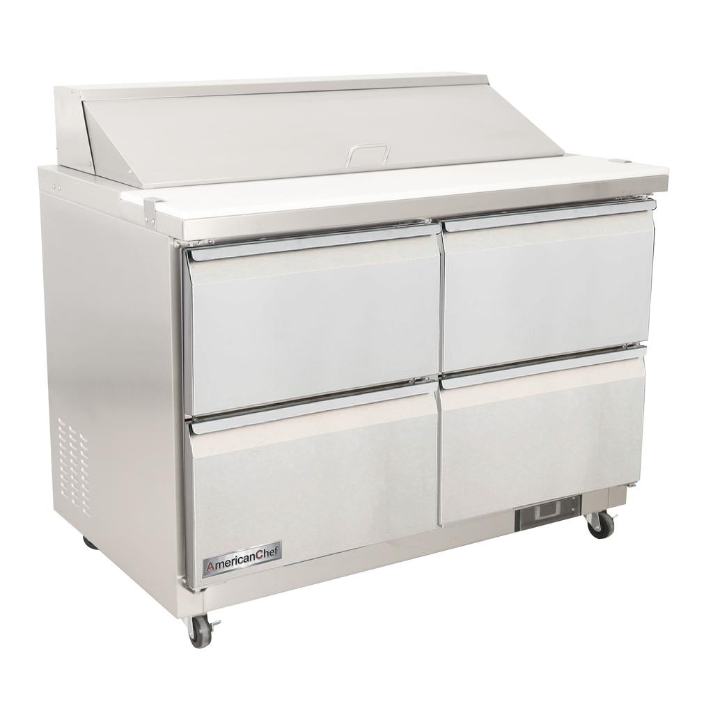 American Chef 48″ Four Drawer Sandwich/Salad Prep Cooler SR2-48-4D