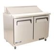 American Chef 48" Two Door Sandwich Prep Refrigerator SR2-48S