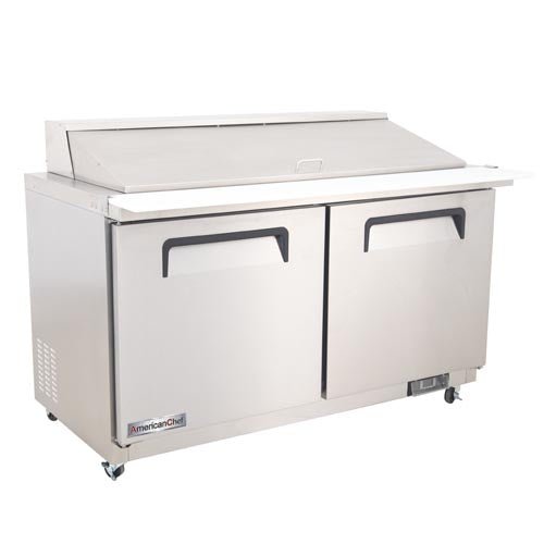 American Chef 60″ Mega Top Preparation Cooler SR2-60M - VRS Restaurant Equipment & Supply Store