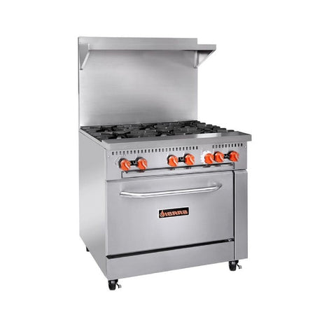 Sierra 6 Burner Gas Range - SR-6-36 - VRS Restaurant Equipment & Supply Store