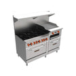 Sierra Gas Range With Raised Griddle - SR-6B-24RG-60 - VRS Restaurant Equipment & Supply Store