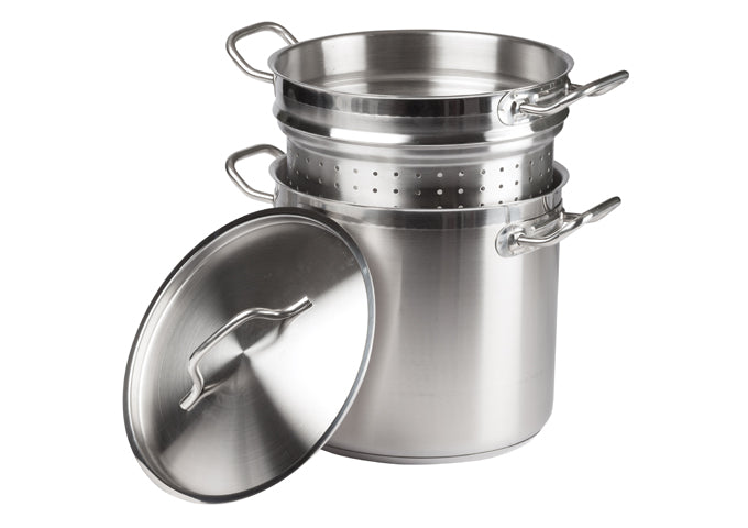 Winco Stainless Steel Steamer/Pasta Cooker