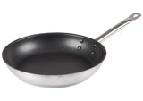 Winco Stainless Steel Fry Pan, Non-Stick