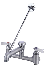 American Chef SSF-8-6HD Service Sink Faucet – Heavy Duty, Lead Free, 8" Adjustable Centers