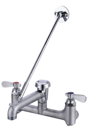 American Chef SSF-8-6HD Service Sink Faucet – Heavy Duty, Lead Free, 8" Adjustable Centers