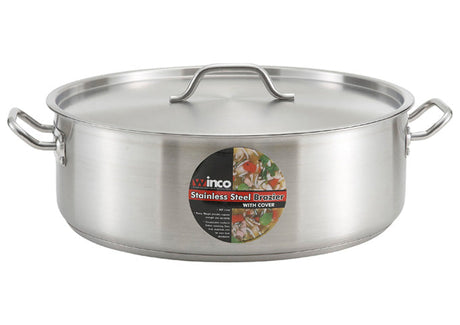 Winco Stainless Steel Brazier Pan - VRS Restaurant Equipment & Supply Store