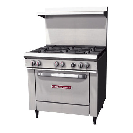 Southbend S36D-1G 36″ Propane Gas Range With 12″ Gridlle - VRS Restaurant Equipment & Supply Store