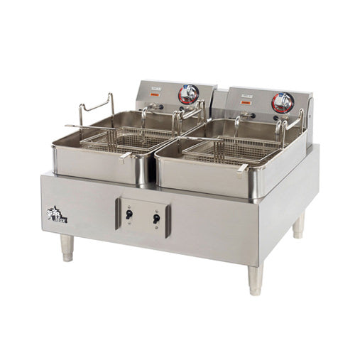 Star Max 530TF 30 Lb Twin Pot Countertop Electric Fryer – 1Ph, 208V - VRS Restaurant Equipment & Supply Store