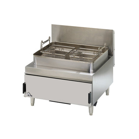 Star Max 630FF 30 Lb Double Pot Countertop Propane Gas Fryer - VRS Restaurant Equipment & Supply Store