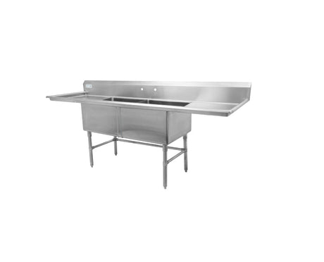 Thorinox Double sink with drainboard (24″)