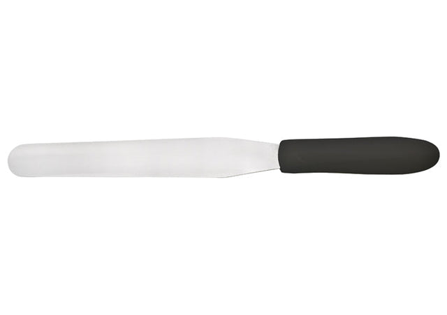 Winco Bakery Spatula, Black Polypropylene Handle