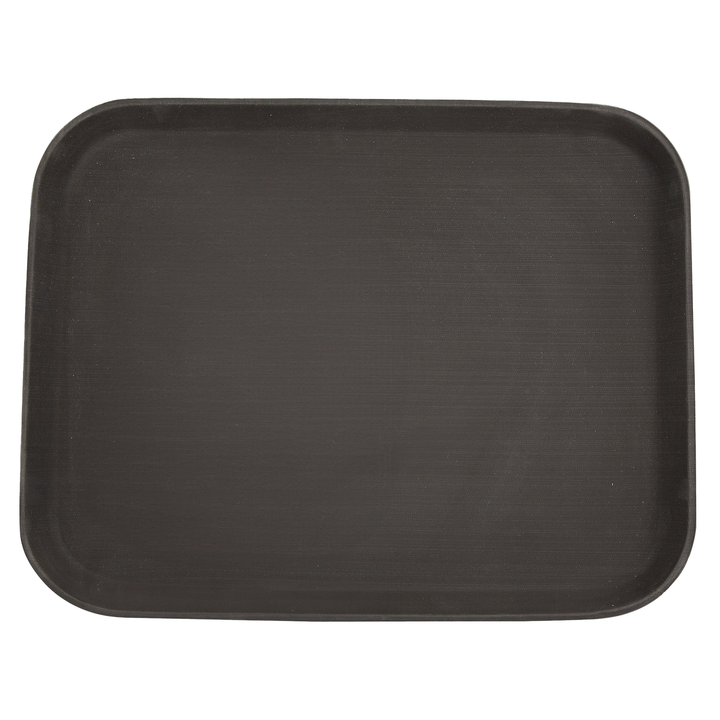 American Chef TNS-1814 - High Quality Plastic Cafeteria Tray - 14 x 18, Black, Plastic