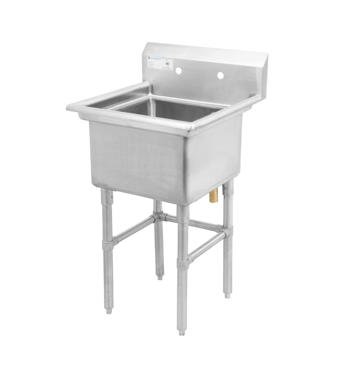 Thorinox Single Sink (18″ & 20″) - VRS Restaurant Equipment & Supply Store