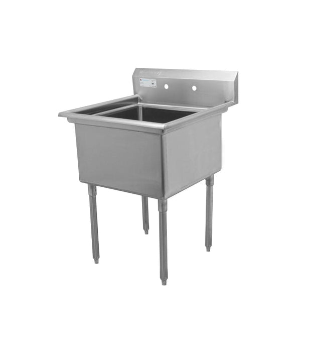 Thorinox Single sink with centre drain (24″)