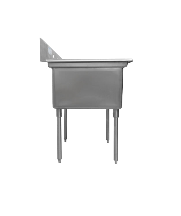 Thorinox Single Sink With Right Drainboard (24″) - VRS Restaurant Equipment & Supply Store