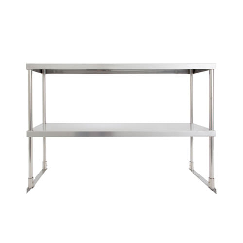 Thorinox TDOS-1248-SS 12″ x 48″ 18 Gauge Stainless Steel Double Overshelf