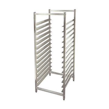American Chef 14-Pan Stainless Steel Bun Pan Rack – 20-1/4″ × 22″ × 47″H (RACK-14)