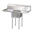 Thorinox 24″ Stainless Steel Single Sink, Left/Right Drainboard - VRS Restaurant Equipment & Supply Store