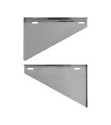 Thorinox SWB-18-C 18 in Chrome Finish Single Wall Bracket for TCFS-18XX Shelf - Set of 2