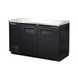 True TBB-2-HC 59″ 2 Door Solid Back Bar Refrigerator - VRS Restaurant Equipment & Supply Store