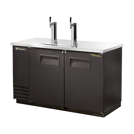 True TDD-2 59″ Beer Dispenser Refrigerator With Double Tab Tower - VRS Restaurant Equipment & Supply Store