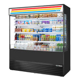 True TOAM-72GS-HC-TSL01 72″ Vertical Open Air Curtain Merchandiser - VRS Restaurant Equipment & Supply Store