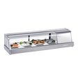 Turbo Air SAKURA-70-R 72″ Self-Contained Curved Glass Refrigerated Sushi Case – Right Side Compressor - VRS Restaurant Equipment & Supply Store