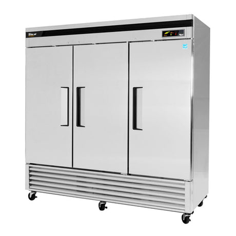 Turbo Air TSR-72SD 82″ 3 Door Solid Reach In Refrigerator - VRS Restaurant Equipment & Supply Store