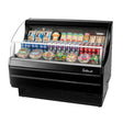 Turbo Air TOM-50SB-N Slim Line 50″ Black Horizontal Air Curtain Display Case - VRS Restaurant Equipment & Supply Store