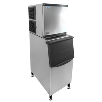 Omcan 22″ Ice Maker Machine with 275 lb. Ice bin – Ice Yield 350 lb./day, Energy Star