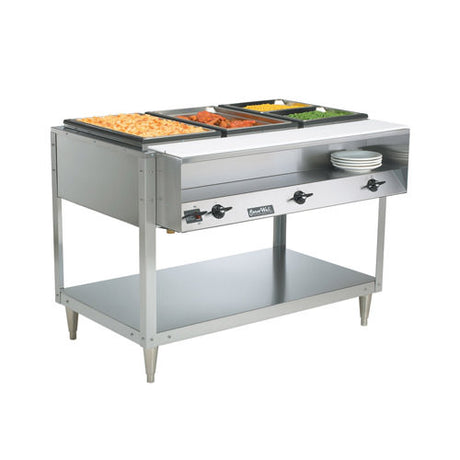 Vollrath 38102 ServeWell 2 Pan Electric Hot Food Table – 120 Volts - VRS Restaurant Equipment & Supply Store