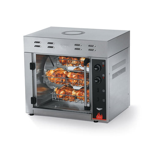 Vollrath 40704 Cayenne 8 Bird Electric Countertop Chicken Rotisserie Oven – 3Ph, 208V - VRS Restaurant Equipment & Supply Store