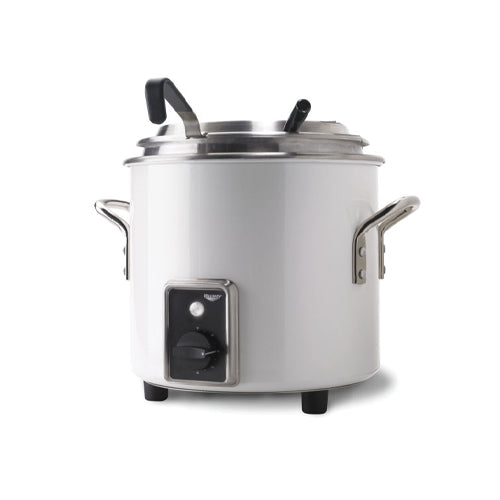 Vollrath 7217250 10 Lt Retro Soup Kettle White - VRS Restaurant Equipment & Supply Store