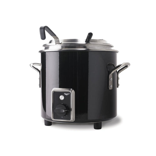 Vollrath 7217260 10 Lt Retro Soup Kettle Black - VRS Restaurant Equipment & Supply Store