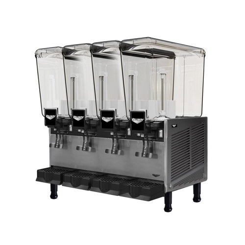 Vollrath VBBE4-37-S 4 5.2 Gallon Bowl Cold Beverage Dispenser - VRS Restaurant Equipment & Supply Store