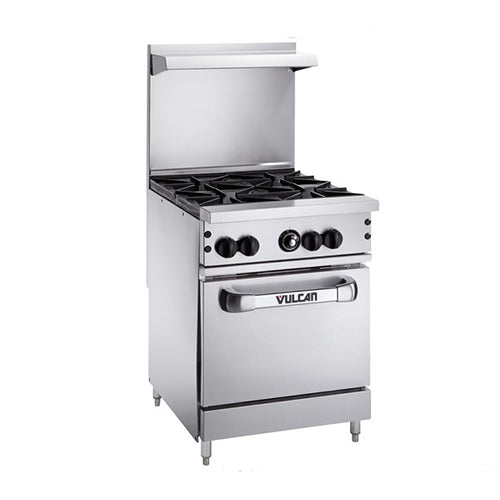 Vulcan Endurance 24S-4B 24″ Propane Gas Range With 4 Open Burner - VRS Restaurant Equipment & Supply Store