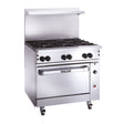 Vulcan Endurance 36S-6B 36″ Propane Gas Range With 6 Open Burner - VRS Restaurant Equipment & Supply Store