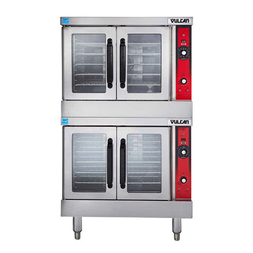 Vulcan VC44ED Double Standard Depth Full Size Electric Convection Oven – 1Ph, 240V - VRS Restaurant Equipment & Supply Store