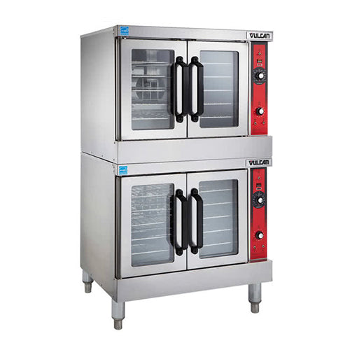 Vulcan VC55GD Double Standard Depth Full Size Natural Gas Convection Oven - VRS Restaurant Equipment & Supply Store