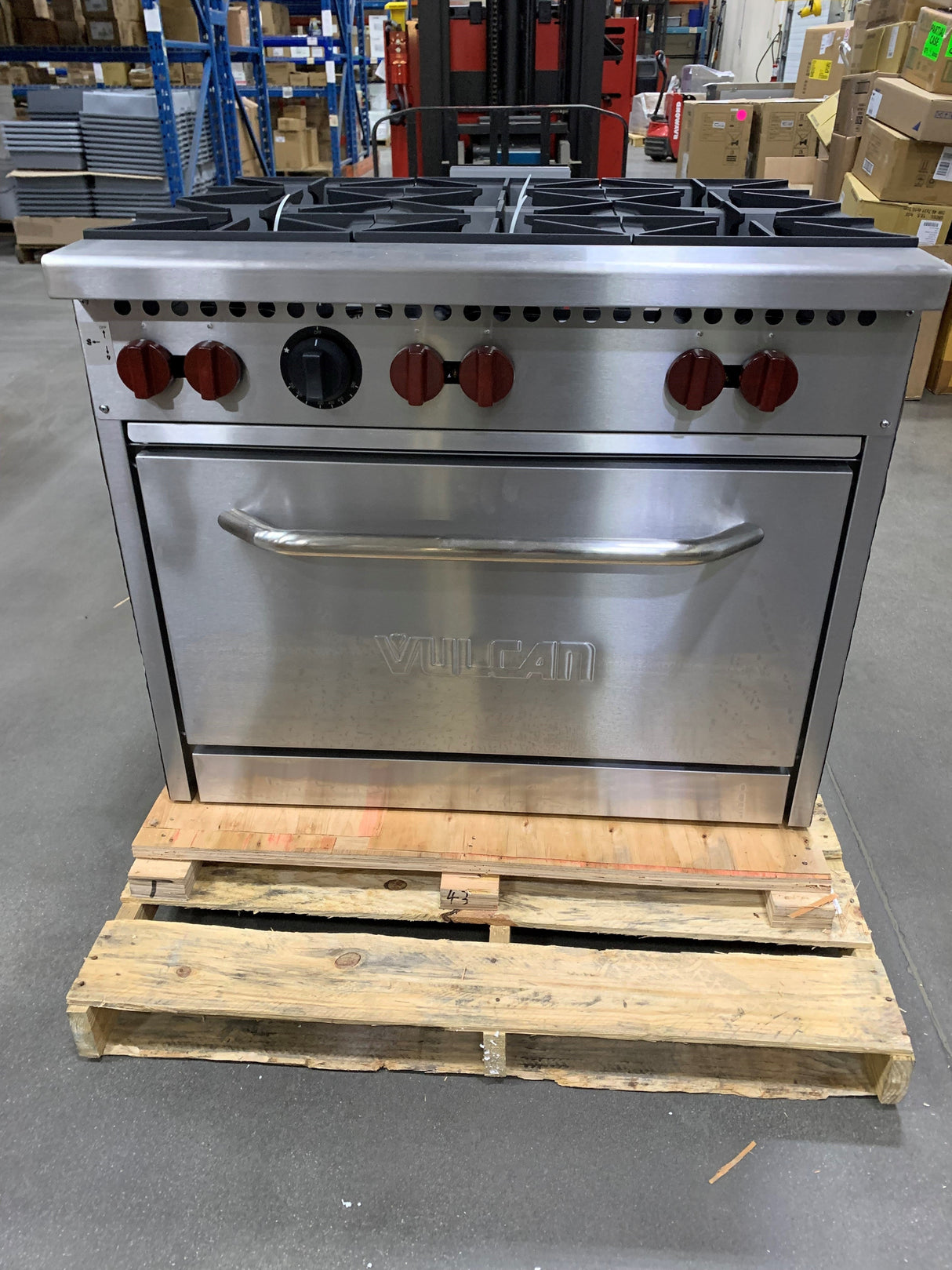 Vulcan SX36-6BN Six Open Burner Range