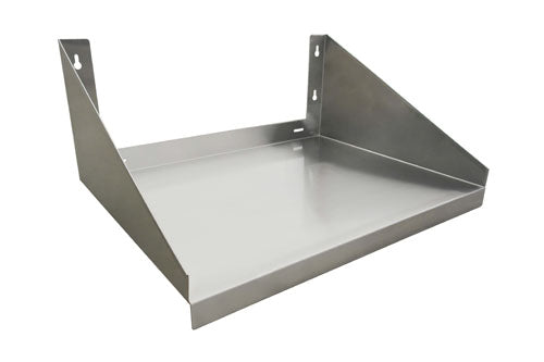 American Chef 18 Gauge Stainless Steel 24" X 18" Wall Mount Microwave Shelf WMSM-2418 - VRS Restaurant Equipment & Supply Store