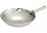 Winco Stainless Steel Chinese Wok, Welded