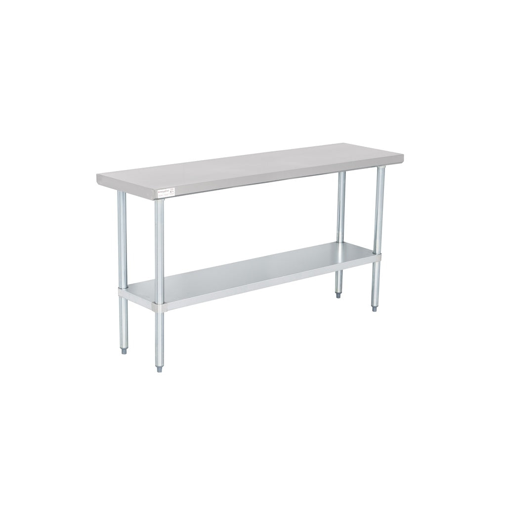 American Chef 18" x 60" 18 Gauge Stainless Steel Work Table - WTS-1860