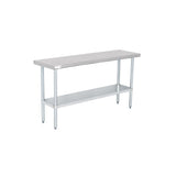 American Chef 18" x 60" 18 Gauge Stainless Steel Work Table - WTS-1860
