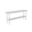 American Chef 18" x 72" 18 Gauge Stainless Steel Work Table - WTS-1872