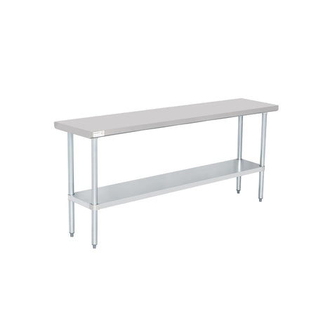 American Chef 18" x 72" 18 Gauge Stainless Steel Work Table - WTS-1872
