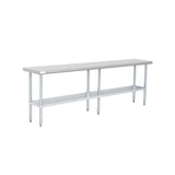 American Chef 18" x 96" 18 Gauge Stainless Steel Work Table - WTS-1896