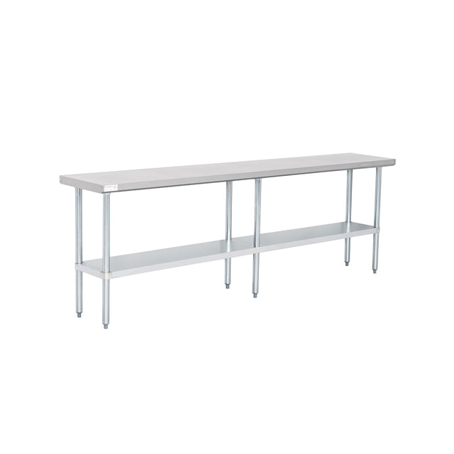 American Chef 18" x 96" 18 Gauge Stainless Steel Work Table - WTS-1896
